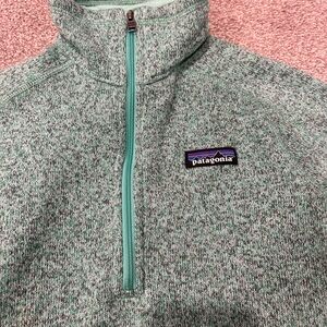 Teal Patagonia Quarter Zip Up XS